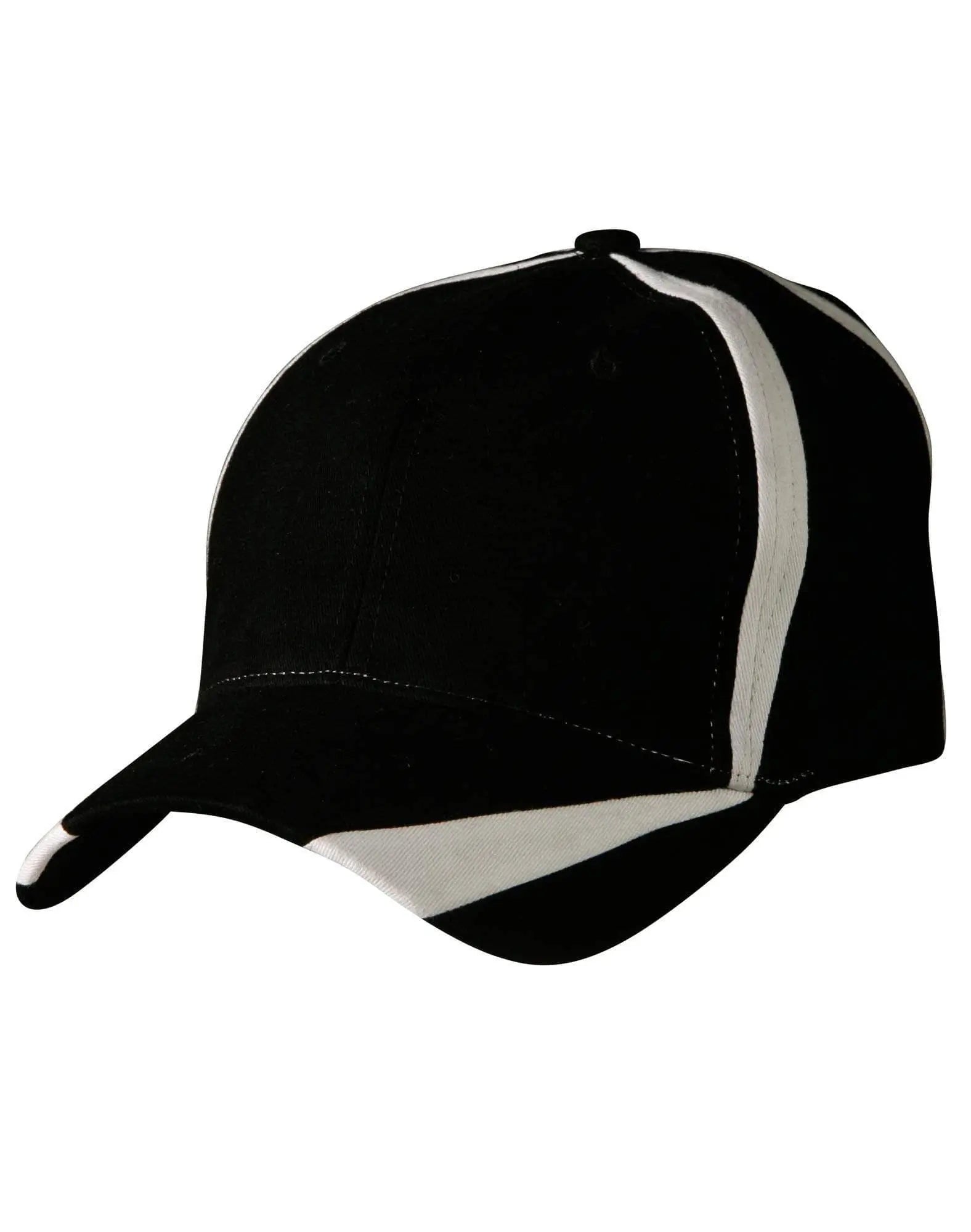 Peak & Crown Contrast Cap Ch81 Active Wear Winning Spirit Black/White One size